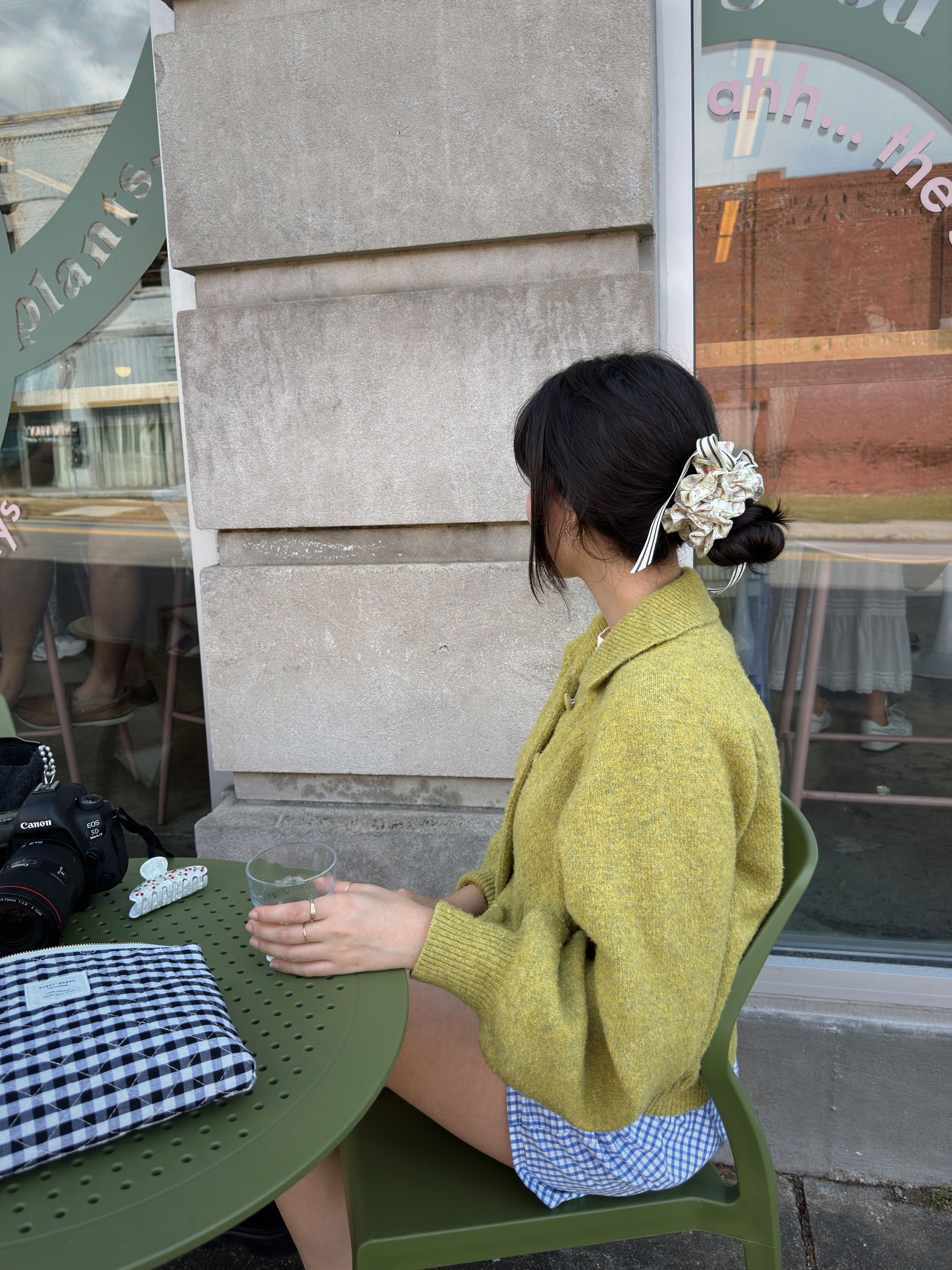 sitting girl